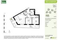 Hervorragende 3.Zimmer-Wohnung mit geräumigen Balkon in begehrter Ruhelage im "Hirschfeld" - Provisionsfreier Erstbezugs-Neubau