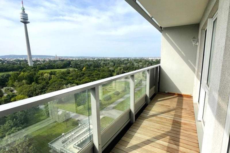 *** 3-ZIMMER-WOHNUNG MIT DEM BLICK AUF + DONAUPARK + 2 LOGGIEN + NÄHE UNO-CITY ***, Wohnung-kauf, 630.000,€, 1220 Wien 22., Donaustadt