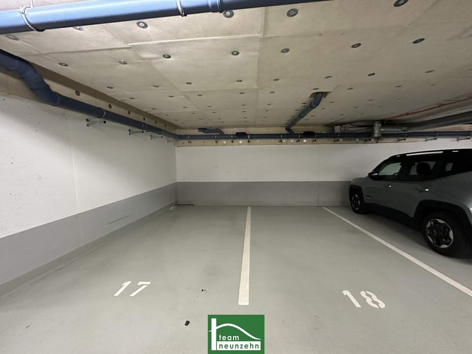 Tiefgaragenstellplatz nahe dem Westfield Donauzentrum - ab sofort verfügbar! - JETZT ZUSCHLAGEN