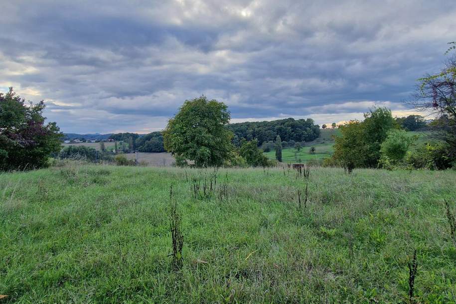 Seltene Gelegenheit Grundstück auch geeignet für Tiny Häuser in traumhafter Aussichtslage, Stadtbergen bei Fürstenfeld., Grund und Boden-kauf, 159.000,€, 8280 Hartberg-Fürstenfeld