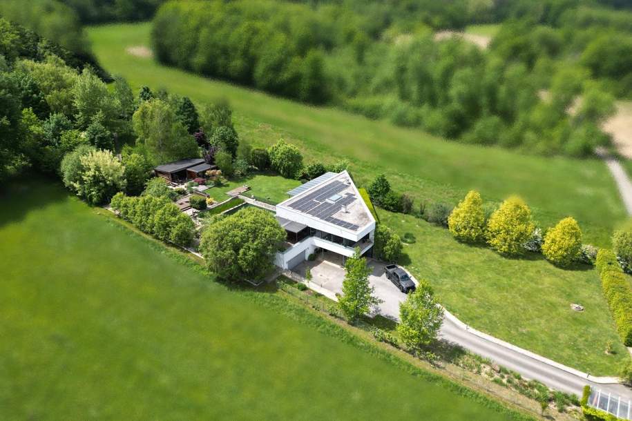 Architektenhaus in sonniger Ruhelage mit Burgblick im Südburgenland, Haus-kauf, 899.000,€, 7540 Güssing