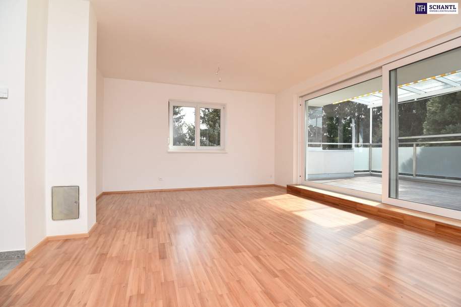 Traumhafte, lichtdurchflutete 3-Zimmer-Wohnung mit gigantischer Terrasse und Blick ins Grüne!, Wohnung-kauf, 319.000,€, 8073 Graz(Stadt)