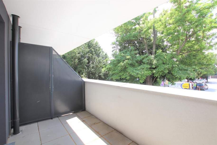 Modern, hell, großer Balkon und Alte Donau ums Eck! -2 Zimmer mit guter Anbindung, Wohnung-miete, 859,99,€, 1220 Wien 22., Donaustadt