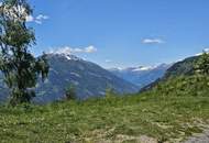 Seltenes Almgrundstück mit überwältigendem Panoramablick und Genehmigung für Zweitwohnsitz