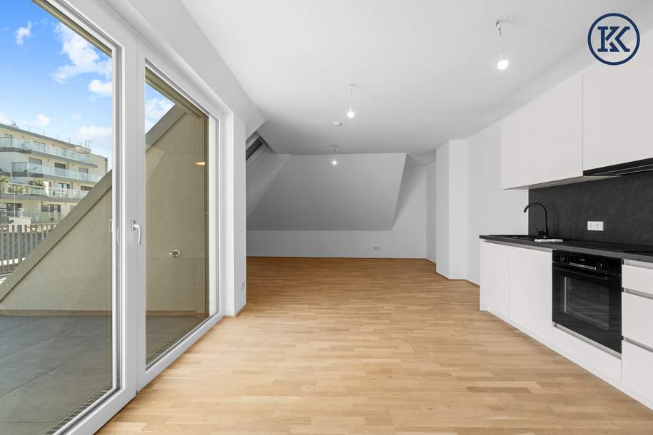 2-Zimmer-Erstbezug in Kagran – Top Lage &amp; ca 26 m² Sonnenterrasse mit modernem Komfort!, Wohnung-kauf, 399.900,€, 1220 Wien 22., Donaustadt