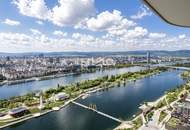 DANUBEFLATS: 41. Etage - Stephansdom, Prater &amp; Donaublick
