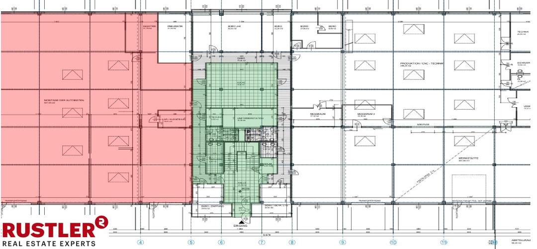 Büro mit ca. 630m² großer Halle zu vermieten I Raaba - Grambach