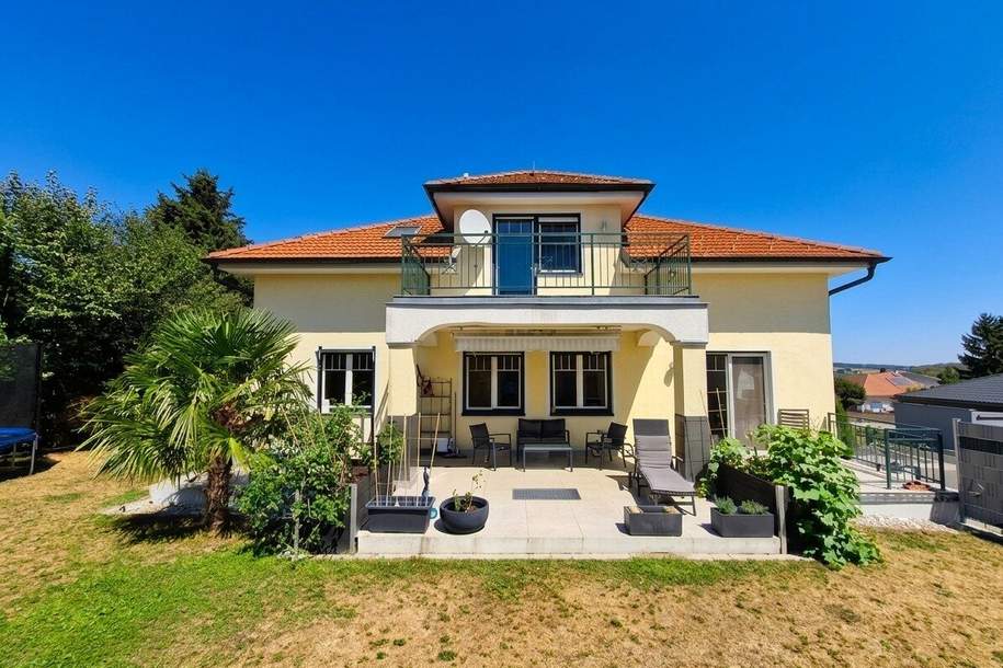 Exklusives Einfamilienhaus mit 280 m² Wohn- & Nutzfläche in schöner Ruhe- und Aussichtslage, Haus-kauf, 475.000,€, 7222 Mattersburg