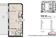 TOPLAGE und ERSTBEZUG: Hofseitige, moderne 2-Zimmerwohnung mit großer Terrasse! Besichtigung ab Ende Jänner/Anfang Februar 2025 - Vormerkung schon jetzt möglich!