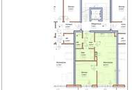 2-Zimmer-Wohnung mit Terrasse und Tiefgaragenplatz am Haager Hauptplatz