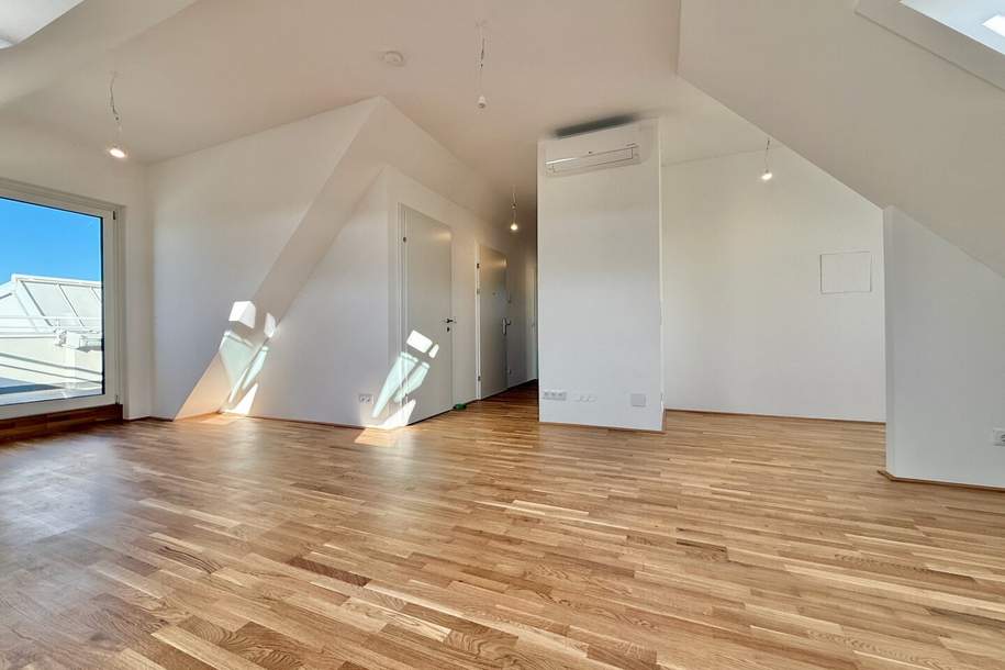 BEZUGSFERTIG I Nähe Mühlwasser I Klimaaktiv-zertifiziert I Tiefgarage I Wärmepumpe I Fußbodenheizung &amp; Kühlung I PV-Anlage, Wohnung-kauf, 284.200,€, 1220 Wien 22., Donaustadt