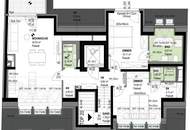 DG-ERSTBEZUG | Gesamtes 2. DG | Hofseitige Terrasse | Lift direkt in die Wohnung | Ost/West | Fernwärme | TG-Stellplatz optional | Nachhaltiges Wohnbauprojekt