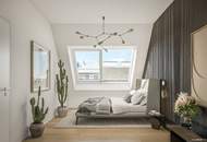 Rohdachboden mit bewilligtem DG-Ausbauprojekt in Wien Neubau