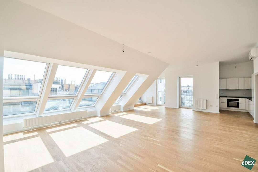 Klimatisierte 4-Zimmer-Wohnung mit Terrasse nahe der Wiener Innenstadt (optional mit PKW-Stellplatz)