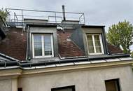 Tolle 3-Zimmer DG-Wohnung mit Balkon - teilweise hohe Räume im Altbau mit 1xSchlafzimmer in den Innenhof - WG geeignet