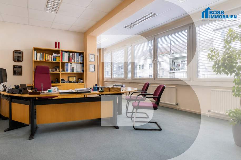 186 m² Büro am Schillerpark | mit 3x Tiefgarage, Gewerbeobjekt-miete, 1.767,00,€, 4020 Linz(Stadt)