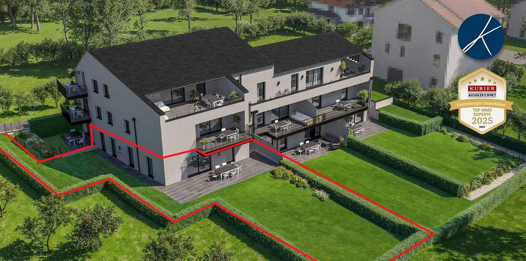Lichtdurchfluteter Gartentraum mit 7 Terrassentüren (Top 4) - Neubauprojekt am Kremser Steindl