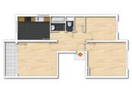 3-Zimmer-Loggia-Wohnung in U1-Nähe