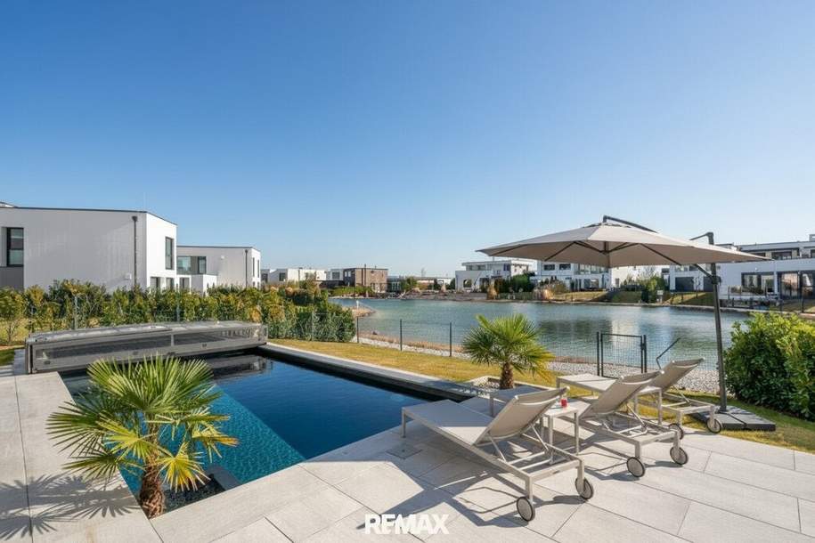 See, Pool, viel Platz - LUXUS pur zu leistbarem Preis in Oberwaltersdorf, Haus-kauf, 1.695.000,€, 2522 Baden