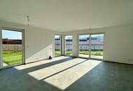 Neues Zuhause in Wilfersdorf bei Tulln : Erstbezug, 144,79m², 2 Stellplätze, Garten