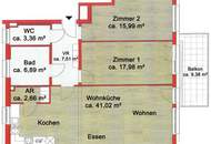 Modernes Wohnhighlight im Grünen: 3-Zimmer mit Garten-Balkon und 2 Garagenplätzen