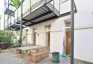 Stilvolle Altbaugartenmaisonette mit Balkon