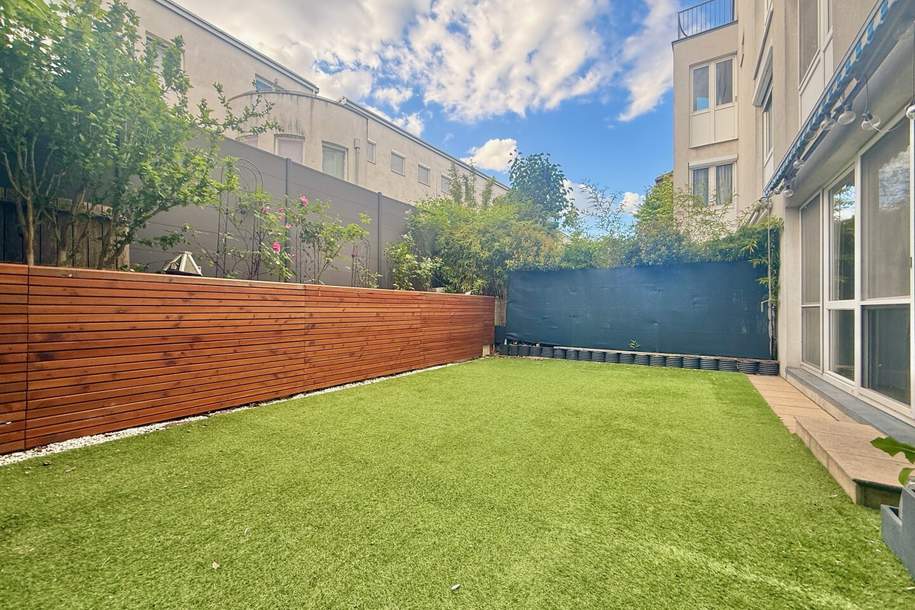 Maisonette I ca. 99m² Garten I ca. 56m² große Wohnküche I hauseigene Tiefgarage I Lage in einer ruhigen Einbahnstraße I, Wohnung-kauf, 499.000,€, 1220 Wien 22., Donaustadt