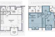Elegante Dachgeschosswohnung mit Gartenblick, Terrassen und Garage