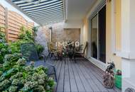 Wohnen, wo andere ihre Freizeit genießen; Traumhaftes Gartendomizil bei der Alten Donau mit 235m² Freifläche. Nur 400 Meter zum Wassser!