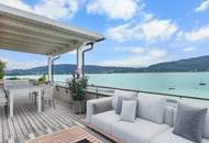 Klagenfurt-Maiernigg: 4-ZI-Seewohnung mit einzigartiger Aussicht, XL-Terrasse, Seezugang & 2 Garagen
