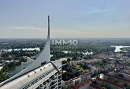 DANUBEFLATS. 40 Etage inkl. 30m2 Balkon - The one and only: Einmalig inkl. Wellness and Swimming Pool