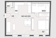 ANTON-BOSCH-GASSE, sonnige 52 m2 Neubau, Wohn-Esszimmer, Schlafzimmer, Fußbodenheizung, 3. Liftstock, Jedlesee
