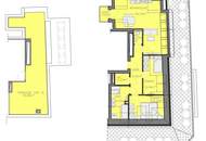 Modernes Neubau-Penthouse am Kutschkermarkt – Erdwärme, Fußbodenheizung &amp; großzügige Dachterrasse! Garagenstellplatz