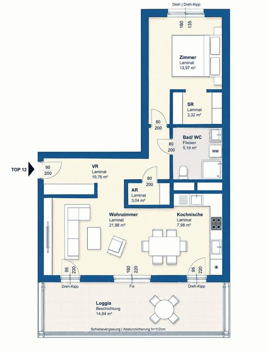 Modern Living | 2-Zimmer-Wohnung