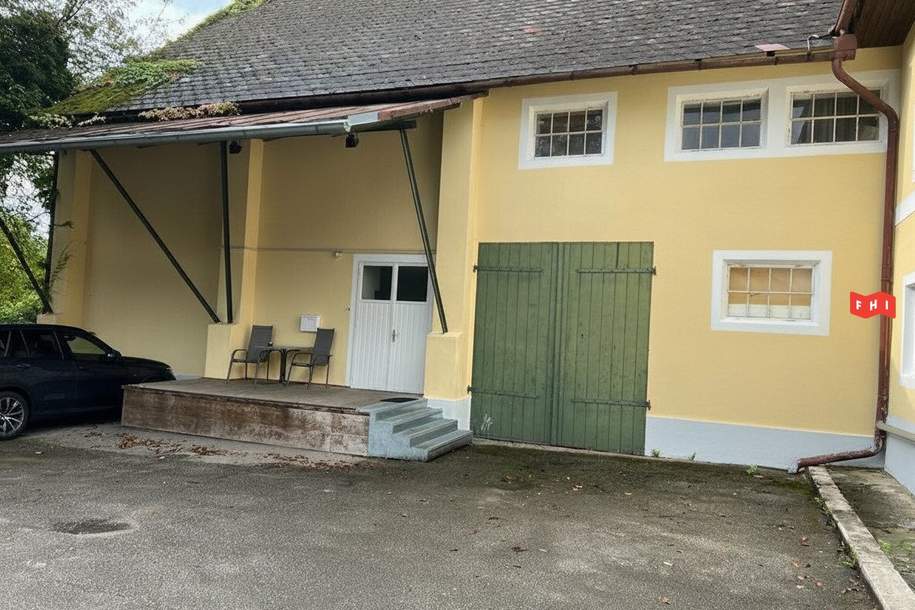 Lagerflächen mit Büro in historischer Mühle mit günstiger Pauschalmiete nähe Gewerbepark in St.Martin/Traun/Linz A7, Gewerbeobjekt-miete, 2.500,00,€, 4050 Linz-Land