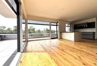 Modernes Penthouse mit eigenem Liftzugang direkt in die Wohnung und dreiseitiger Dachterrasse mit Wintergarten