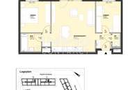 Nachmietersuche | Moderne 3-Zimmer-Familienwohnung mit hofseitigem Balkon nahe U2 Aspernstraße | Fitness & Sauna im Haus