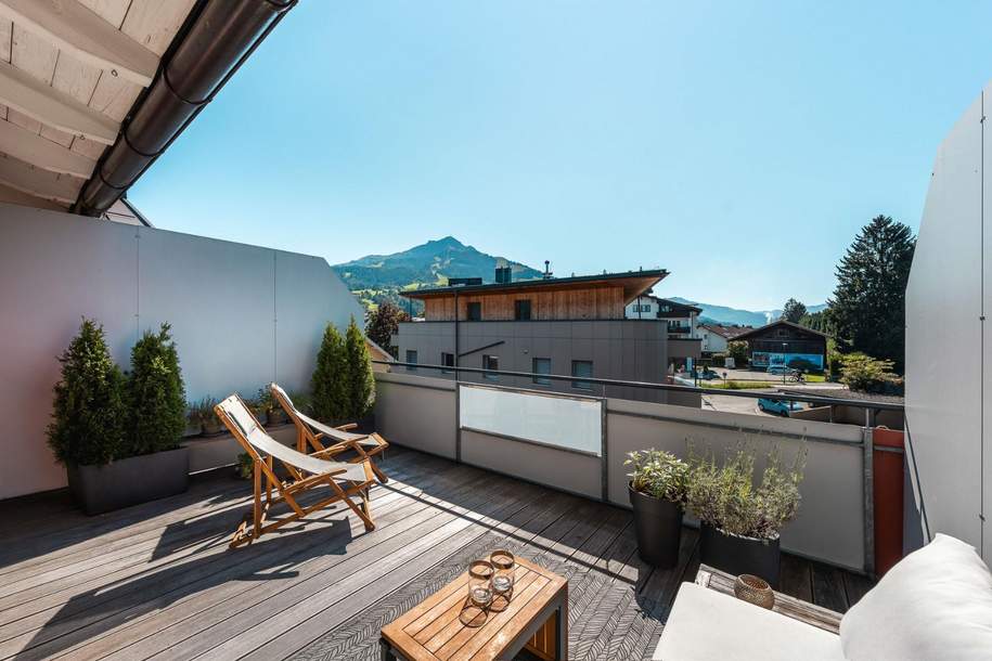 3-Zimmer mit sonniger Panorama Dachterrasse, Wohnung-kauf, 579.000,€, 6380 Kitzbühel