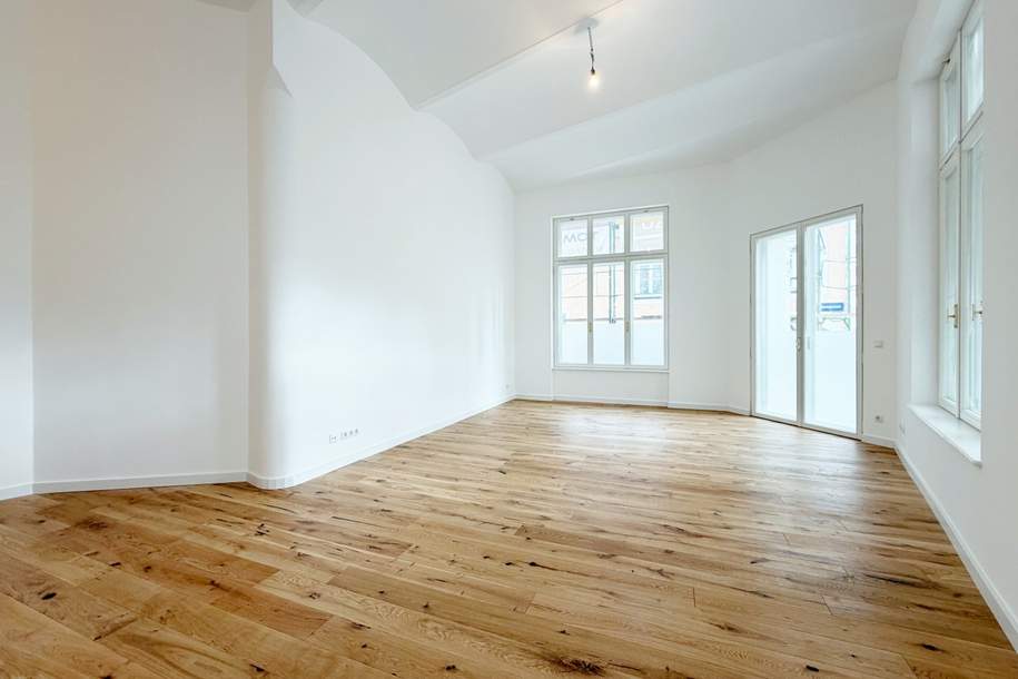 Wohnen oder Arbeiten – diese stilvolle Altbauwohnung bietet Beides!, Wohnung-kauf, 580.000,€, 2340 Mödling