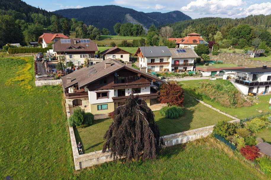 „The View“ – großzügiges Anwesen mit drei Wohneinheiten und Panoramablick in St. Urban, Haus-kauf, 9554 Feldkirchen