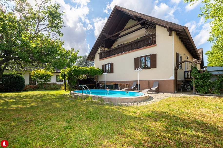 Familienidylle mit Pool und großem Garten in Rannersdorf – Einziehen &amp; Wohlfühlen!, Haus-kauf, 599.000,€, 2320 Bruck an der Leitha