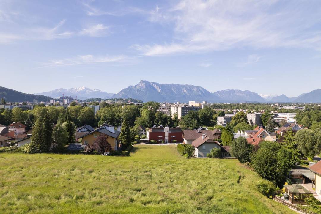 Rarität nahe Maria Plain: Baugrundstück für ein Einfamilien- / Mehrfamilienhaus oder ein aussichtsreiches Bauträgerprojekt