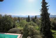 Juwel am Kreuzbergl: Villa St. Martin mit freiem Blick auf die Koschuta und Karawanken über Klagenfurt.