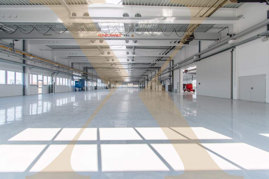 Gewerbehalle - Neubau - mit Kränen und optimaler Verkehrsanbindung in Marchtrenk zu verkaufen!, Gewerbeobjekt-kauf, 15.500.000,€, 4614 Wels-Land