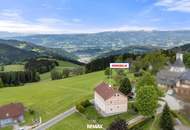 Panoramablick und Naturidylle: Großzügiges Wohnhaus mit 4 Einheiten in sonniger Aussichtslage in Kamp im Lavanttal