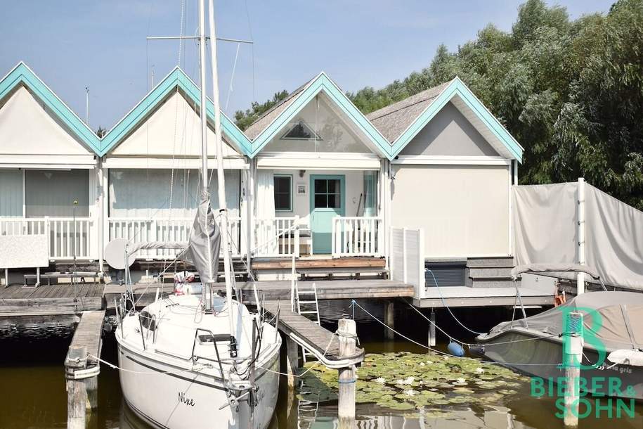 Das Leben genießen - direkt am Wasser! Badehaus mit Seezugang und Bootsanlegestelle!, Haus-kauf, 215.000,€, 7100 Neusiedl am See