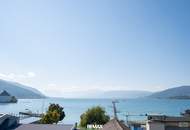 Wenn ich den See seh, brauch ich kein Meer mehr! Panoramatischer Seeblick auf den Attersee.