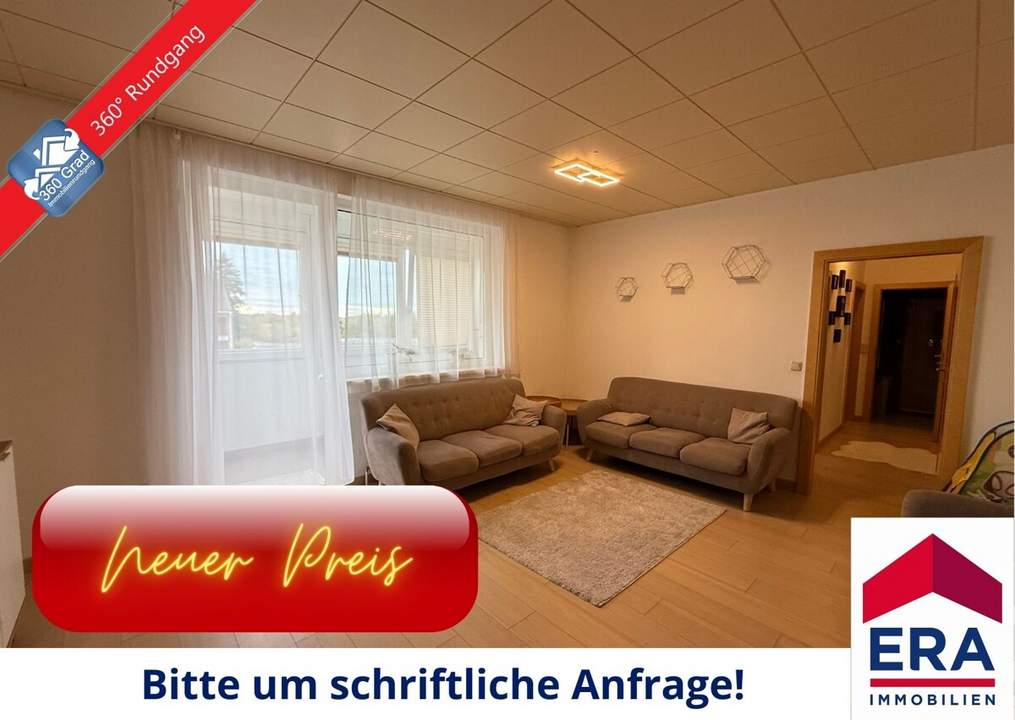 Neuer Preis: Ankommen &amp; wohlfühlen – Sanierte Eigentumswohnung mit Loggia im Herzen von Laa/ Thaya