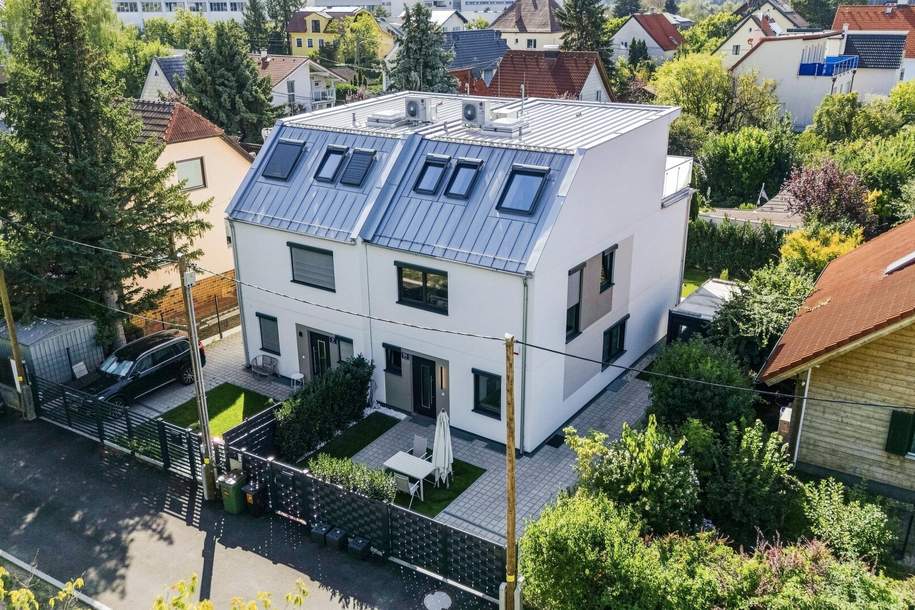 Wohntraum auf Eigengrund – Doppelhaushälfte an der Alten Donau, Haus-kauf, 1220 Wien 22., Donaustadt