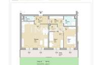 3- Zimmer Gartenwohnung im Erstbezug | Westausrichtung | Miete